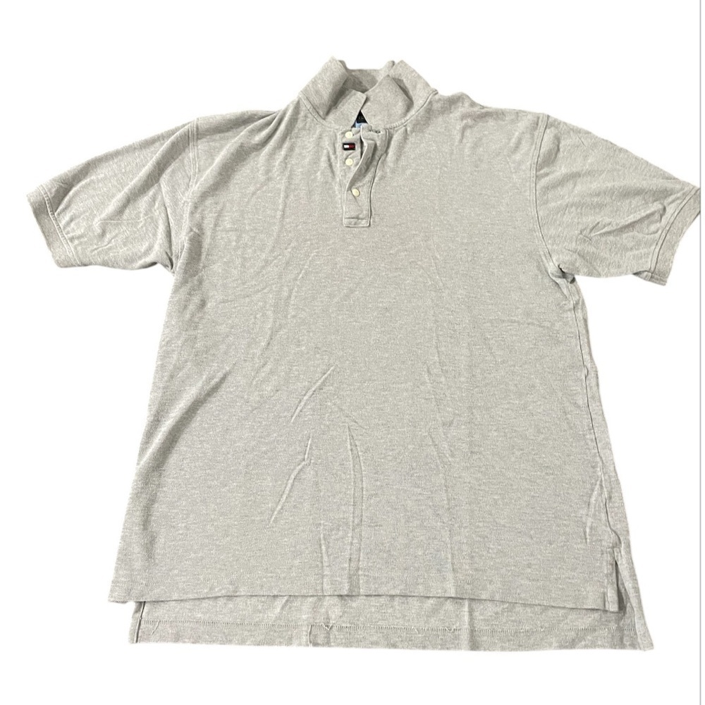 Tommy Hilfiger Golf Gray Polo Collar Shirt Size L